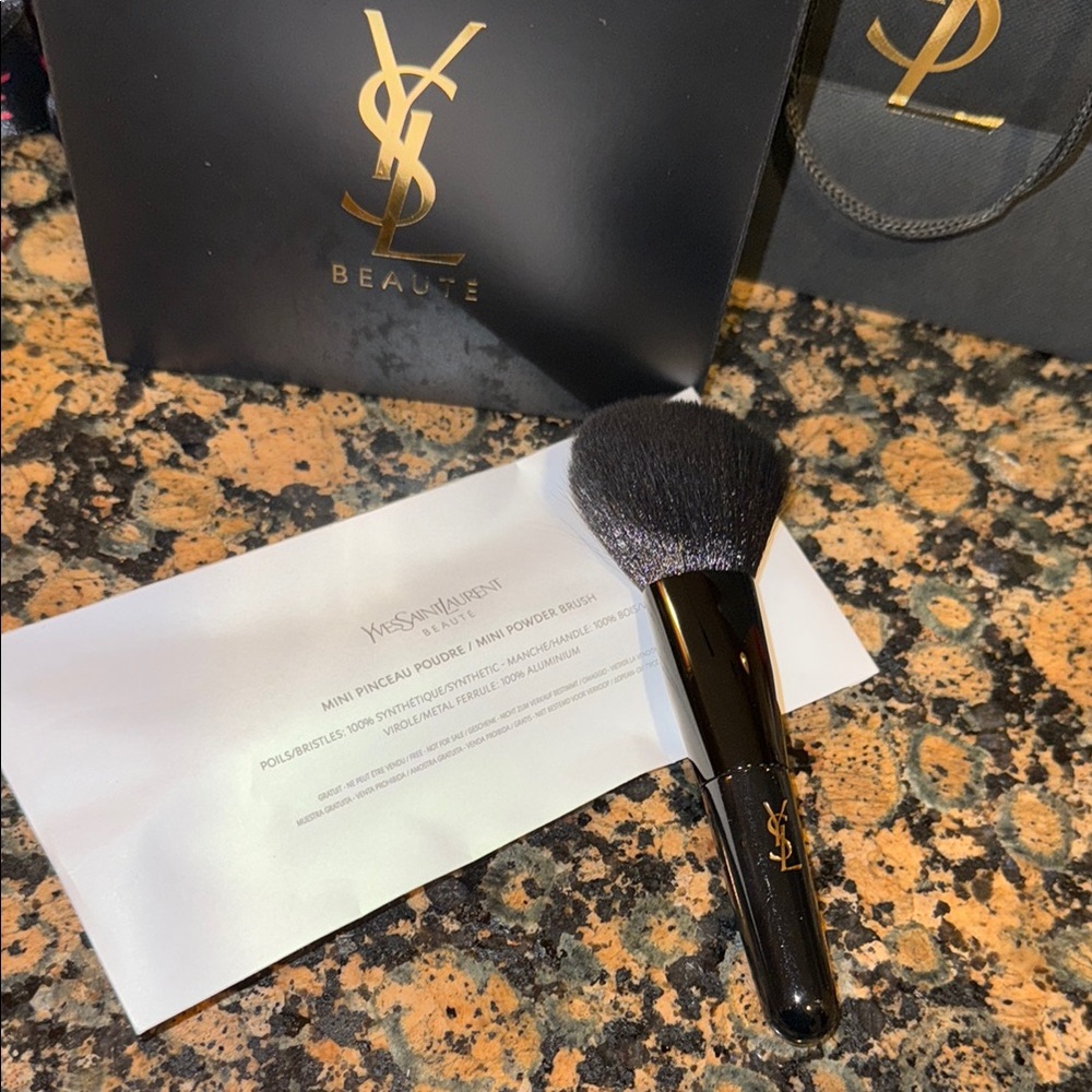Yves Saint Laurent Black Makeup Brush brand new authentic